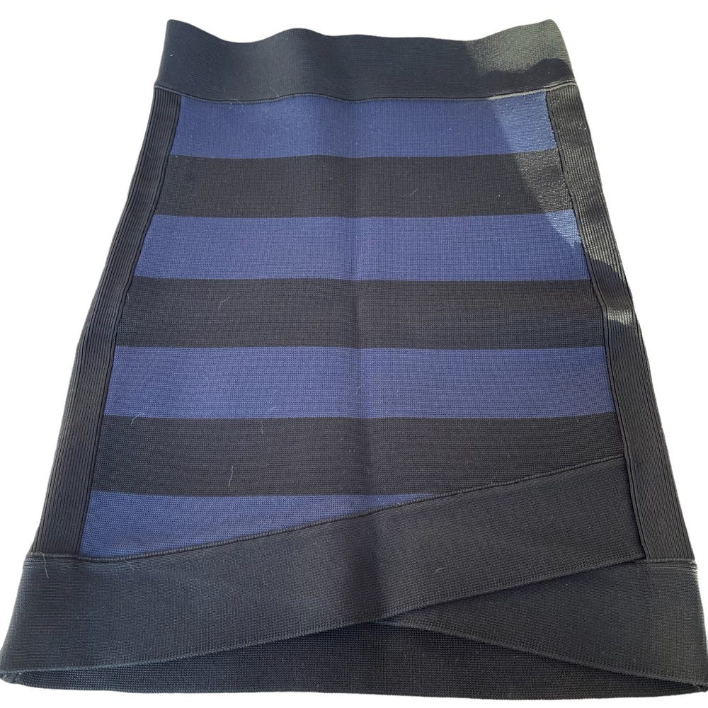 BCBG Black and Blue Bandage skirt XXS